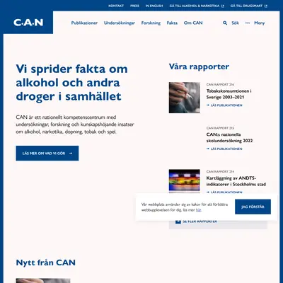 CAN:s nyhetsbrev startsida 2023