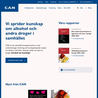 CAN:s nyhetsbrev startsida 2025