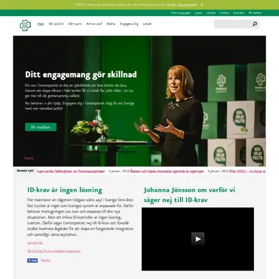 Centertidning startsida 2016