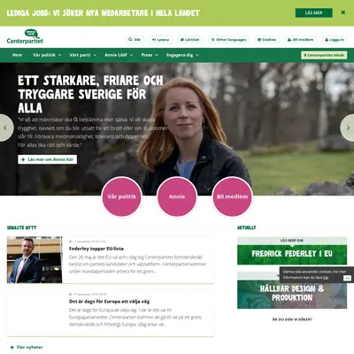 Centertidning startsida 2019