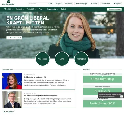 Centertidning startsida 2022