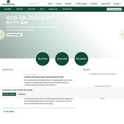 Centertidning startsida 2023