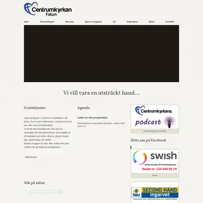 Centrumkyrkan, Falun startsida 2019