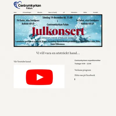 Centrumkyrkan, Falun startsida 2022