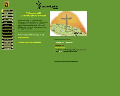 Gudstjänst i Centrumkyrkan Vindeln startsida 2008