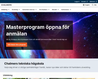 Chalmers Nyhetsbrev startsida 2024