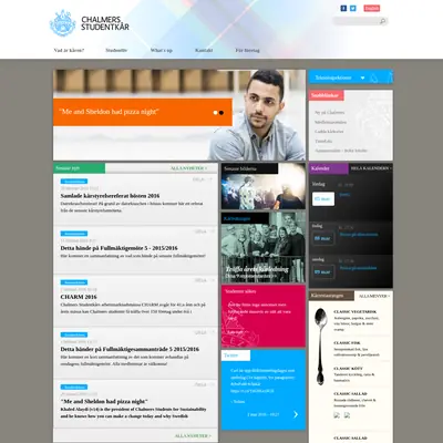 www.chalmersstudentkar.se startsida 2016