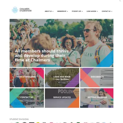 www.chalmersstudentkar.se startsida 2019