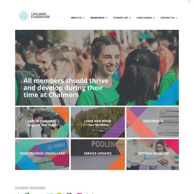 www.chalmersstudentkar.se startsida 2023