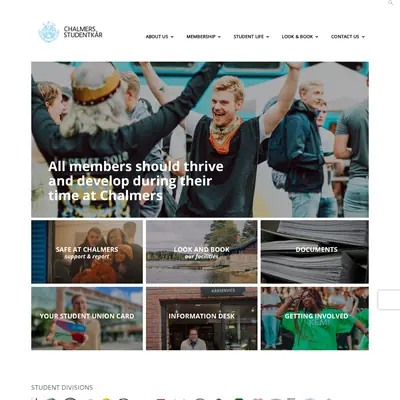 www.chalmersstudentkar.se startsida 2026