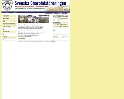 Charolais Tidningen startsida 2003