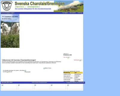 Charolais Tidningen startsida 2005