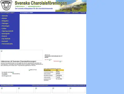 Charolais Tidningen startsida 2007