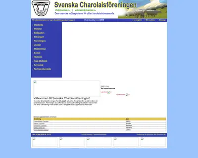 Charolais Tidningen startsida 2008
