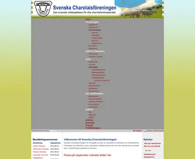 Charolais Tidningen startsida 2012
