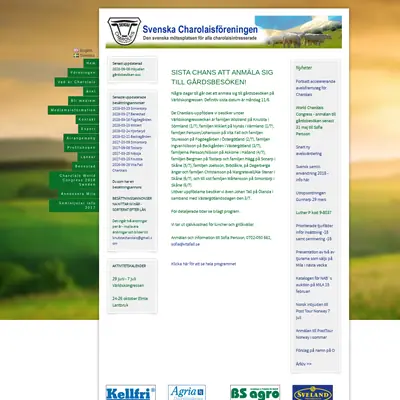 Charolais Tidningen startsida 2018