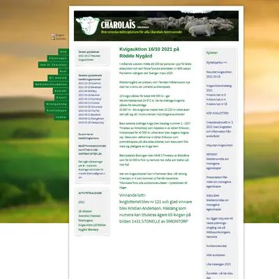 Charolais Tidningen startsida 2021