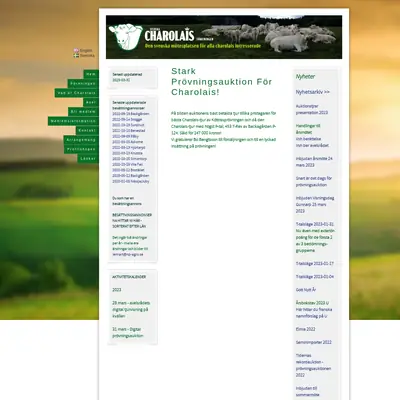 Charolais Tidningen startsida 2023