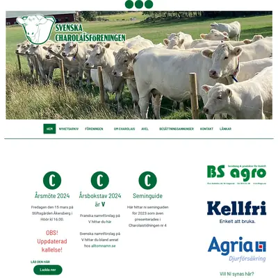 Charolais Tidningen startsida 2024