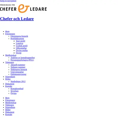 Chefer och ledare i vården startsida 2016