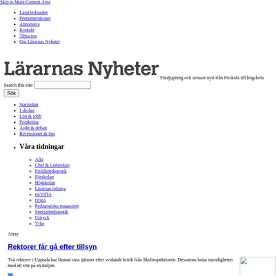 chefochledarskap.se startsida 2014