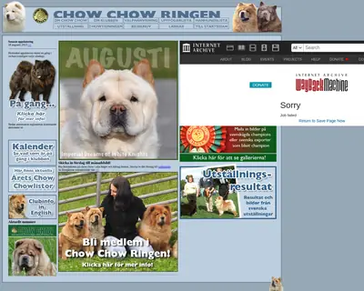 Chow Chow startsida 2009