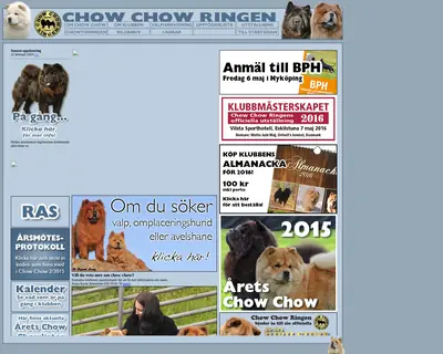 Chow Chow startsida 2016