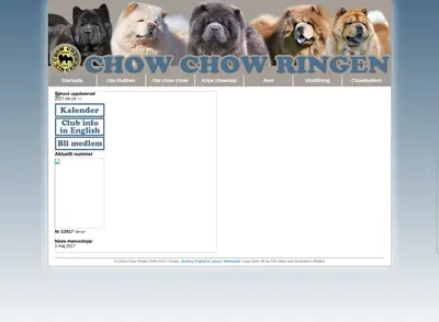 Chow Chow startsida 2017