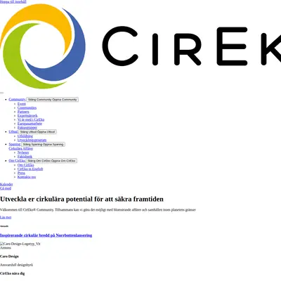 cireko.se startsida 2025
