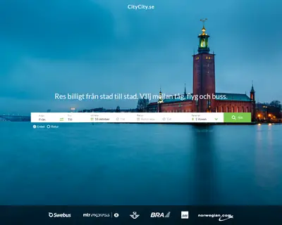 City to City startsida 2017