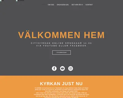 Citykyrkan Örebro startsida 2021