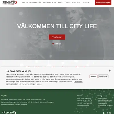 CITYLIFE startsida 2023