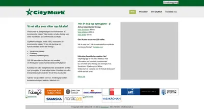Tidningen CityMark startsida 2009