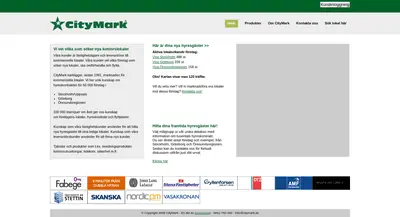 Tidningen CityMark startsida 2010