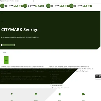 Tidningen CityMark startsida 2023