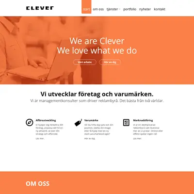 Clever startsida 2014