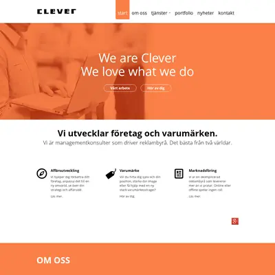Clever startsida 2015