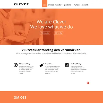 Clever startsida 2017