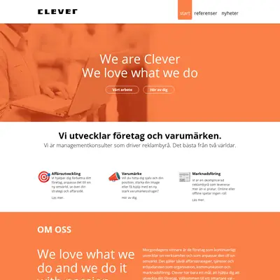 Clever startsida 2019