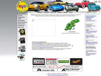 Corvette Magasinet startsida 2014
