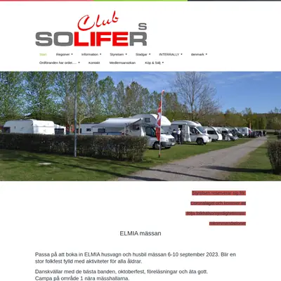 Club Solifer Nytt startsida 2023