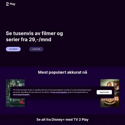 TV4 Hockey startsida 2025