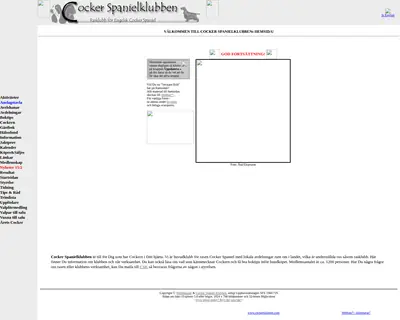 Cockertidningen startsida 2005