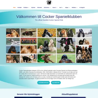 Cockertidningen startsida 2024