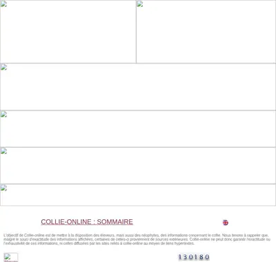 collieonline.se startsida 2006
