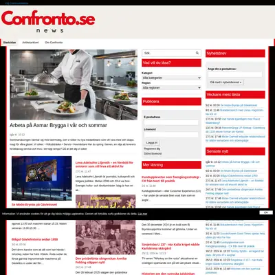 www.confronto.se startsida 2025