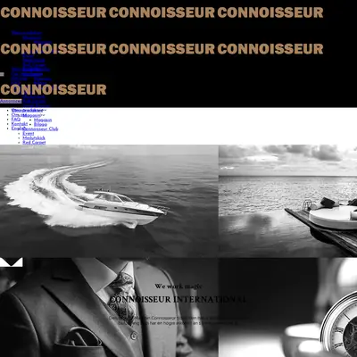 Connoisseur startsida 2019