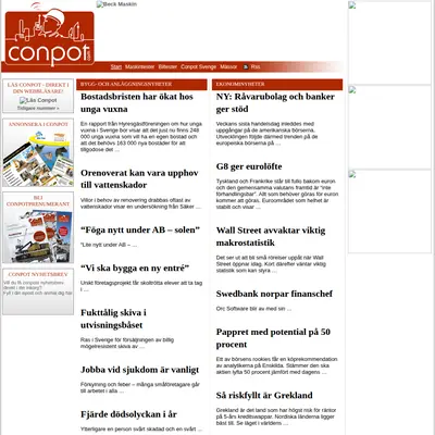 Conpot startsida 2011