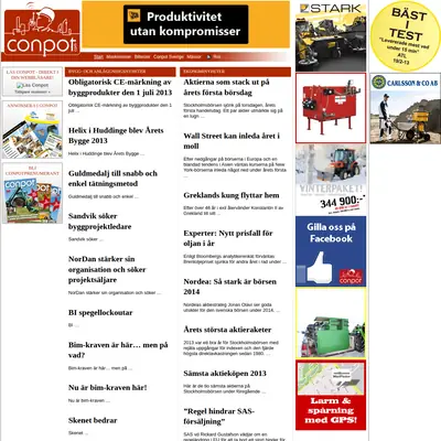 Conpot startsida 2014