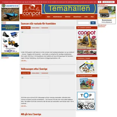 Conpot startsida 2019